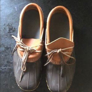 L. L. BEAN waterproof boots (gum shoes, size 8)